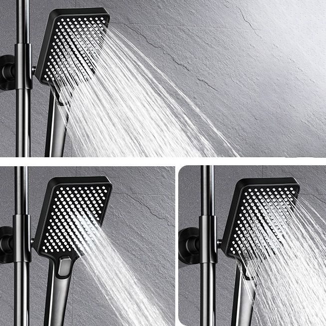 Adjustable Spray Pattern Shower Combo Stainless Steel Shower Faucet  Arm Shower Head