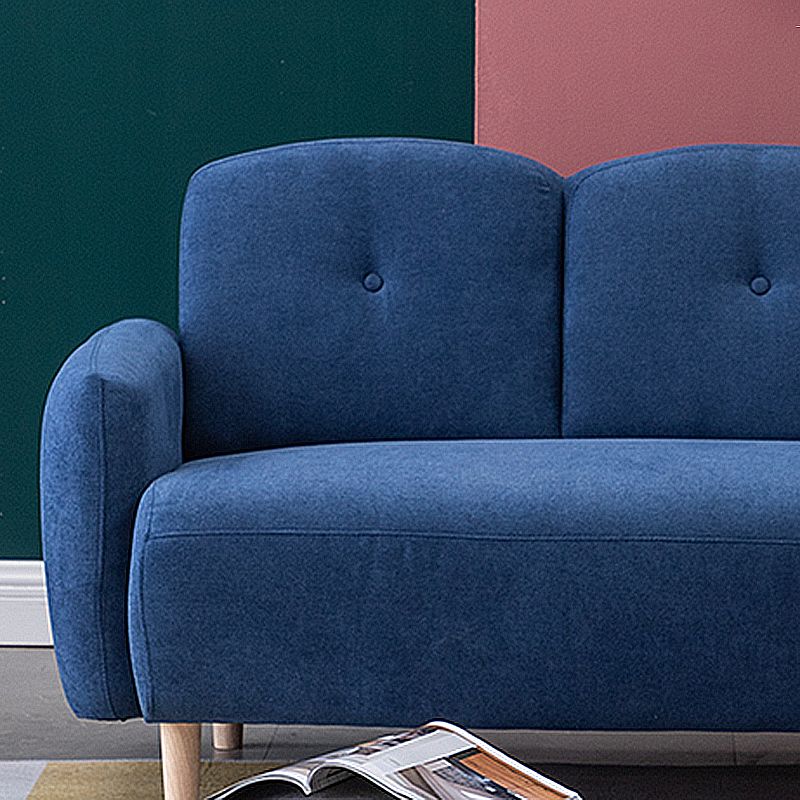 Fabric Sofa 29.92" High Recessed Arm Sofa with 3-seater for Apartment