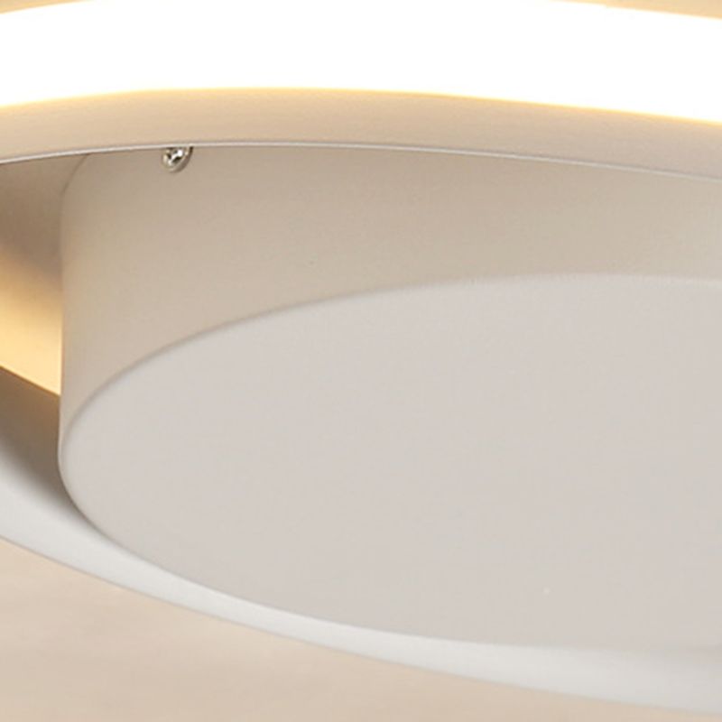 Plafonnier LED linéaire en silicone dans un plafonnier d'intérieur en aluminium de style concis moderne