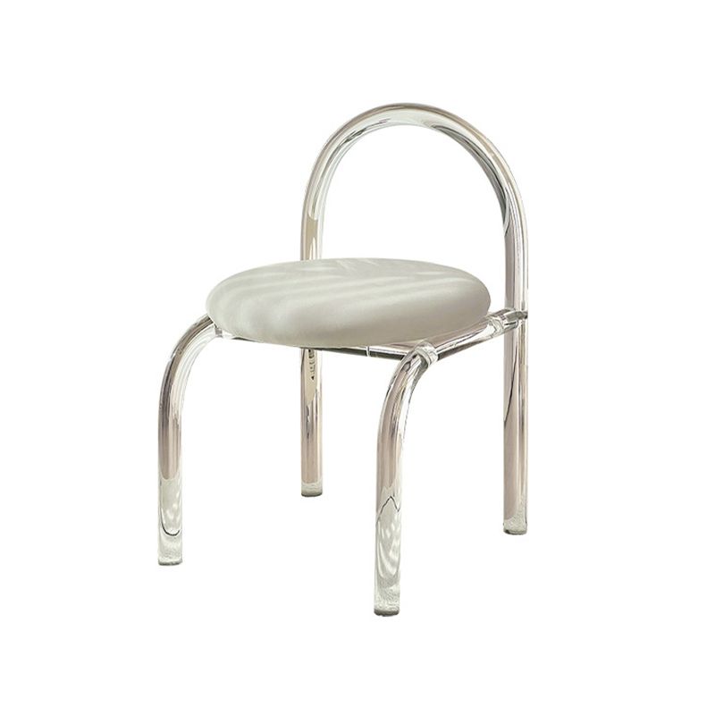 Modern Simple Side Chair Plastic Frame Side Dining Chair for Home Use