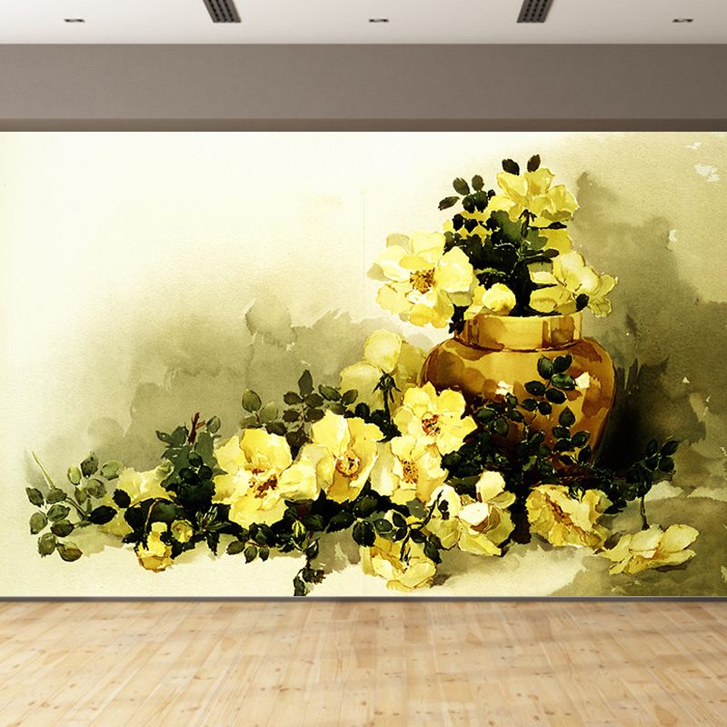 Bright Color Painting Murals Wallpaper Illustration Mildew Resistant Wall Murals
