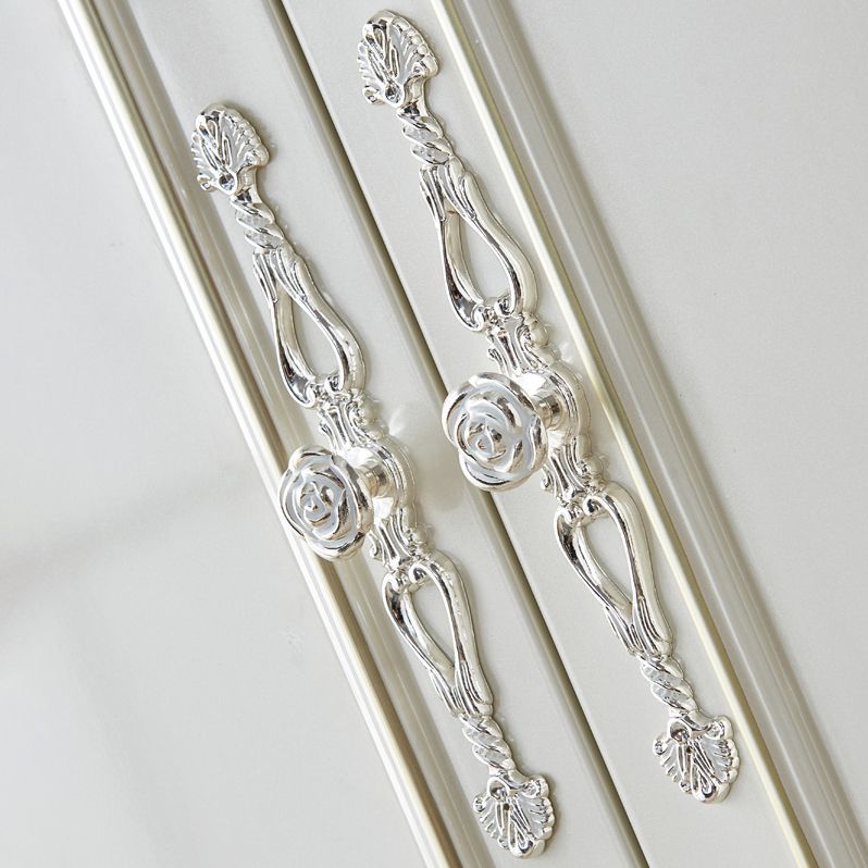 French Country Wardrobe Solid Wood Wardrobe Closet with Cloth Rod