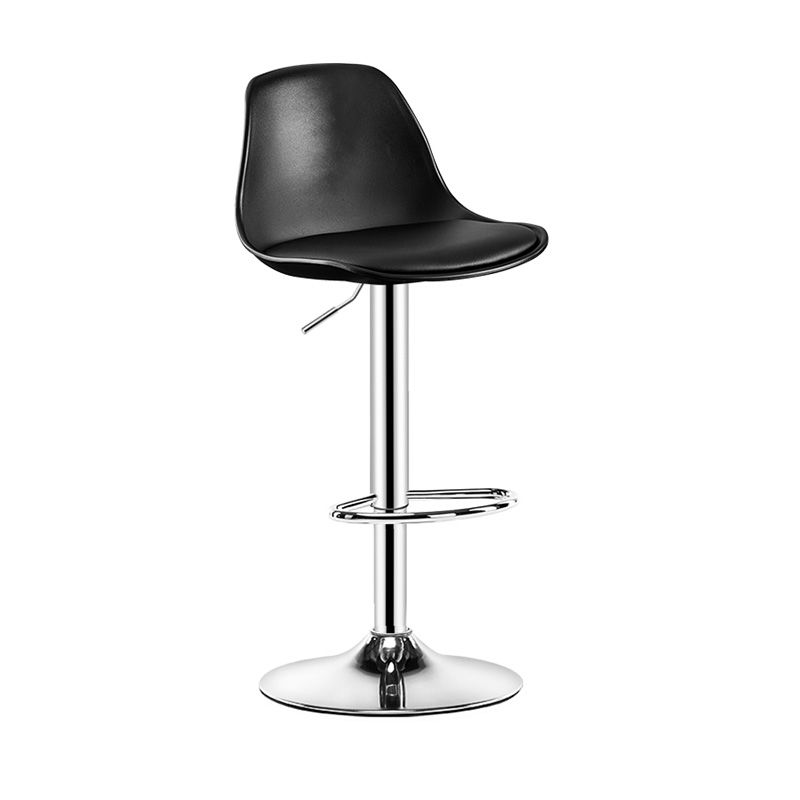 Taburete de bar de estilo industrial, asiento cubo con patas de metal para barra de mostrador