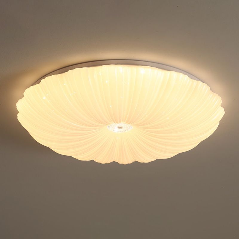 Round LED Ceiling Light Modern Ceiling Mount Light with Acrylic Shade for Kid's Room
