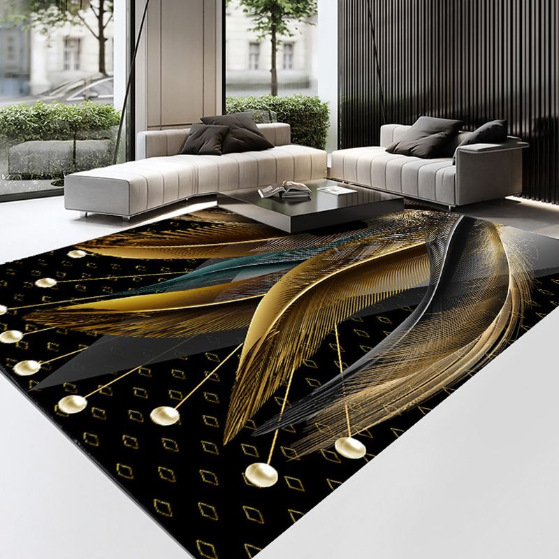 Gorgeous Animal Pattern Area Rug Modern Stylish Polyester Indoor Carpet Anti-Slip Backing Carpet for Home Decoration