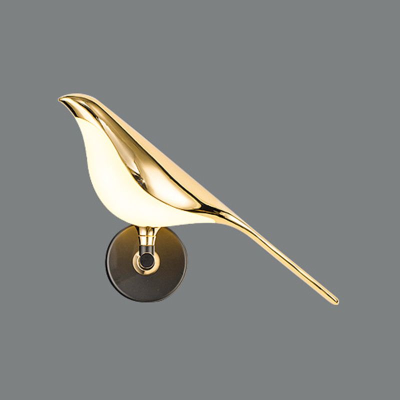Modern Style Bird Shaped Sconce Light Fixtures Metal Multi Lights Wall Mounted Lighting
