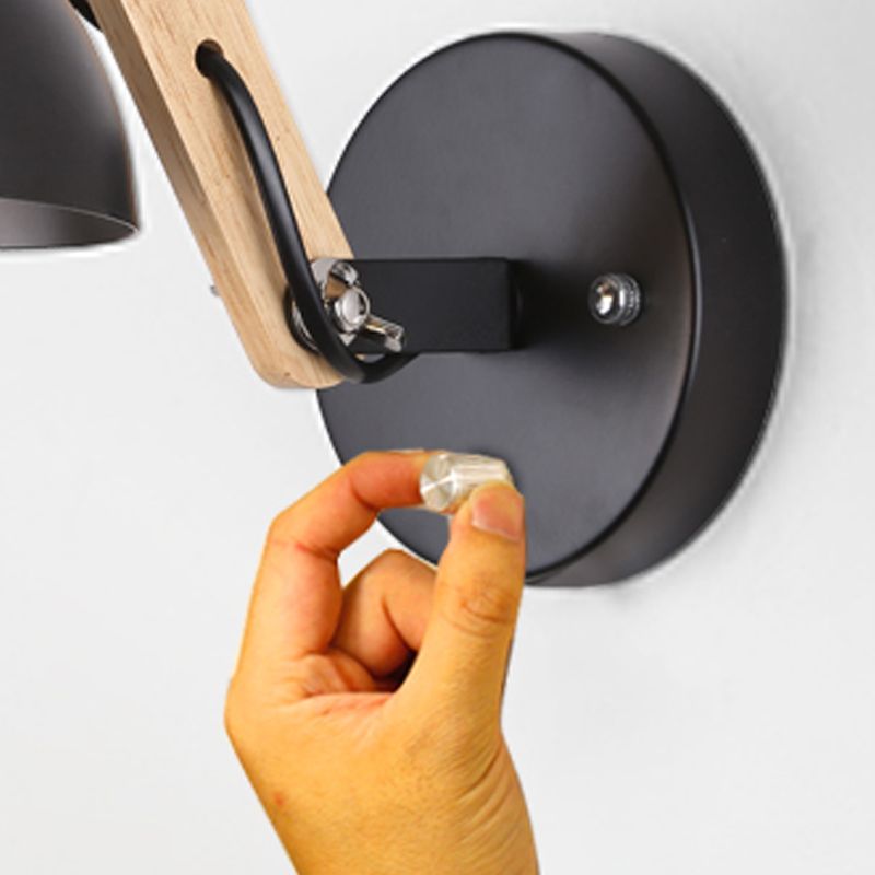 Sala de estar de la sala de pared apliques de metal de metal de luz montada en la pared para dormitorio