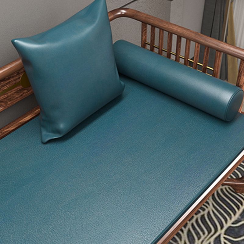Traditional with Arms Wooden Chaise Round Arms for Bedroom Living Room