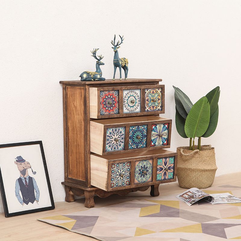 Coastal Storage Chest Dresser Solid Wood Storage Chest with 3/6/8/10 Drawers