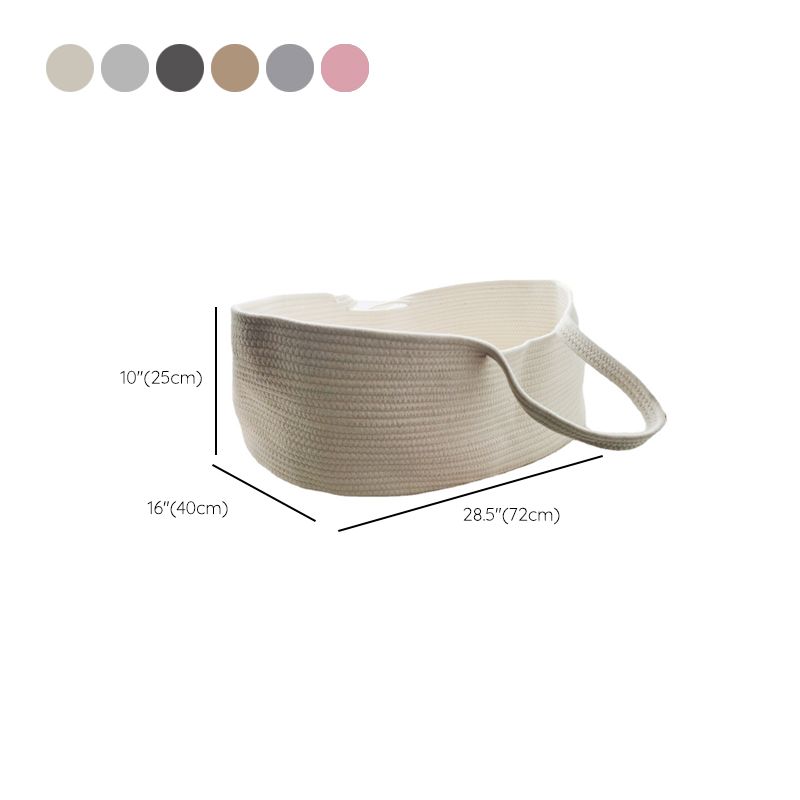 Portable Crib Cradle Oval Folding Moses Basket for Newborn and Baby