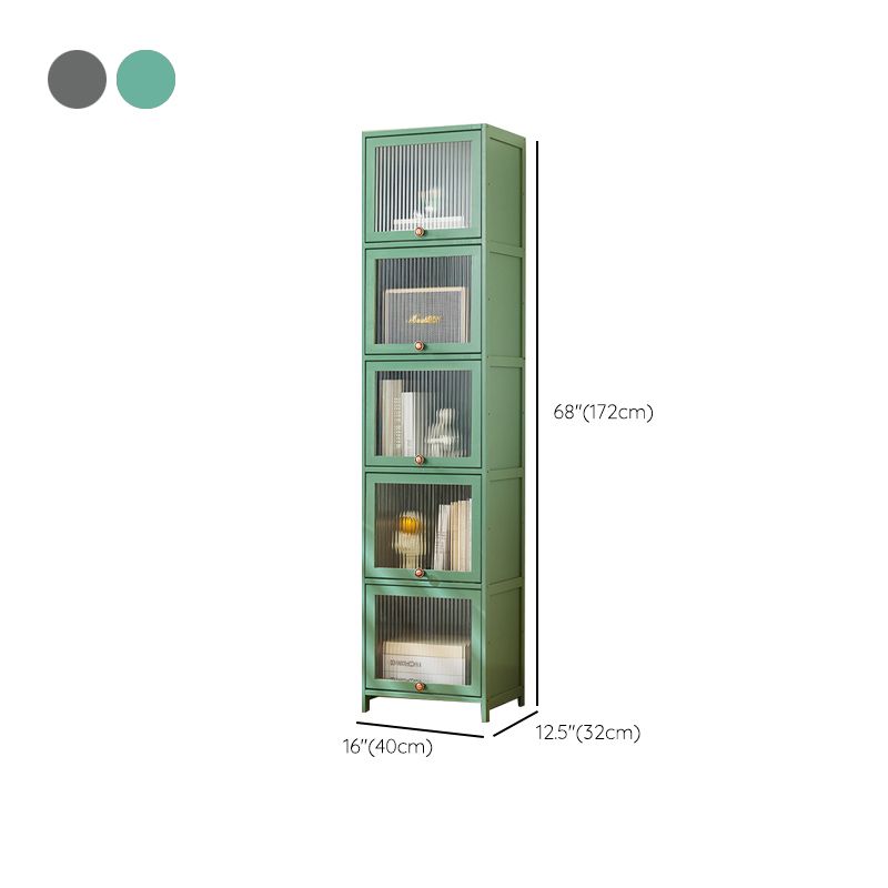 Mid-Century Modern Accent Cabinet Rectangle Straight Legs Storage Cabinet