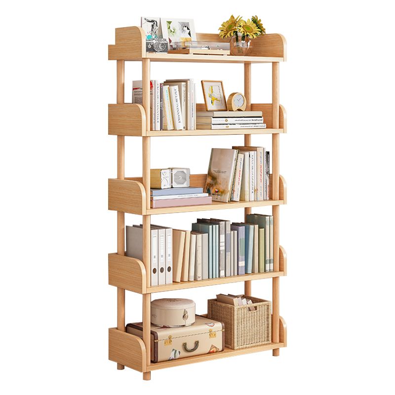 Scandinavian Bookshelf Engineered Wood Shelf Bookcase for Office