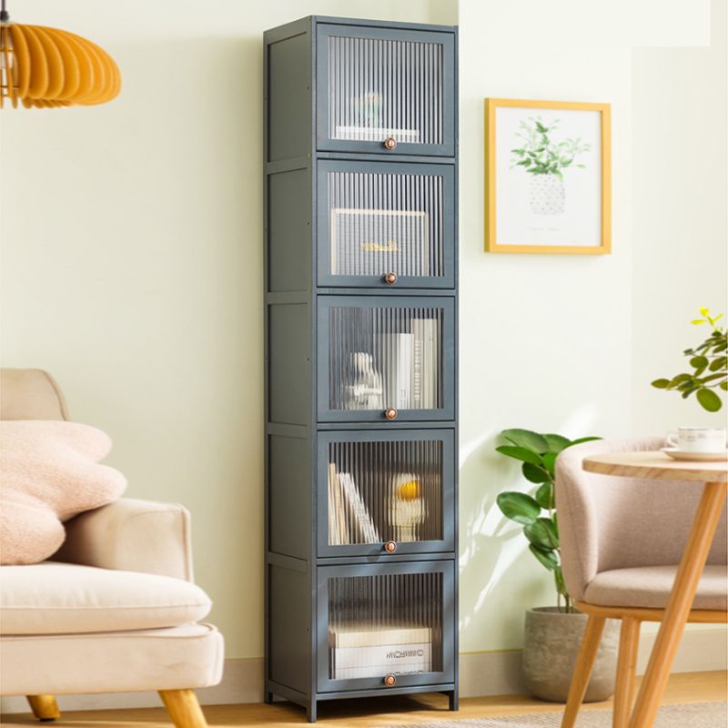 Mid-Century Modern Accent Cabinet Rectangle Straight Legs Storage Cabinet