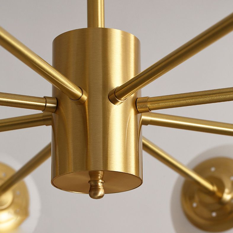 Globe Chandelier Light Fixture Modern Simplicity Crystal Pendant Lighting for Restaurant