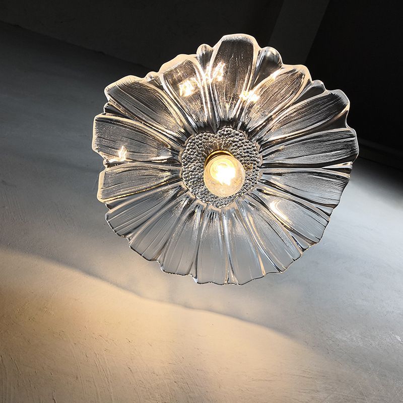 Nordic Ceiling Light Glass Shade Flush Mount Light Fixture for Bedroom Corridor