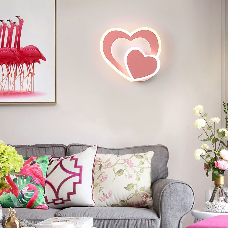 Contemporary Style Geometric Wall Lamps Metal Multi Lights Wall Mounted Lights