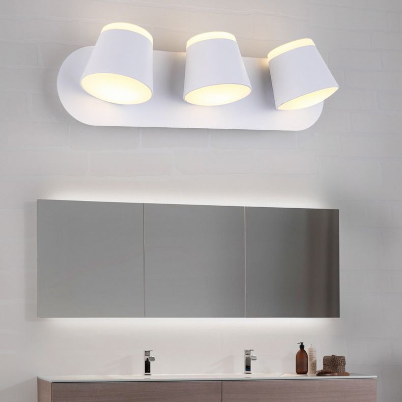 Modern Minimalist Style Half Cylinder Wall Light Sconces Acrylic Wall Lighting for Living Room
