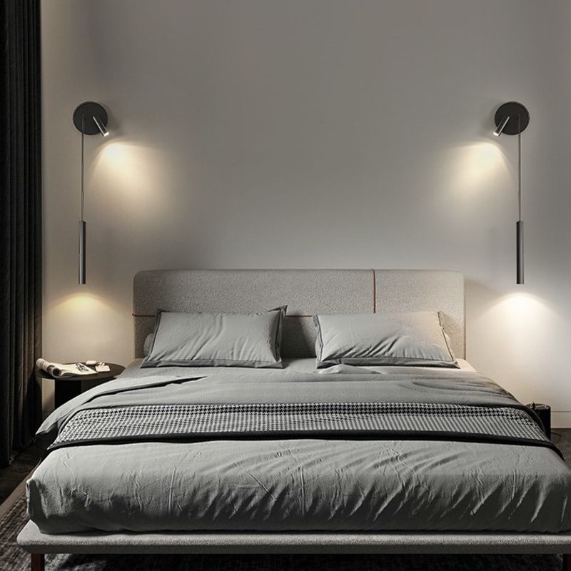 2-Light Black Modern Wall Mounted Sconce Linear Wall Light for Foyer