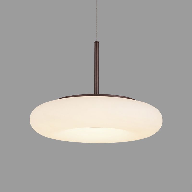 Salle de salle à manger circulaire LED PENDANT MÉTALLAL MINMINATION ÉCLAIR