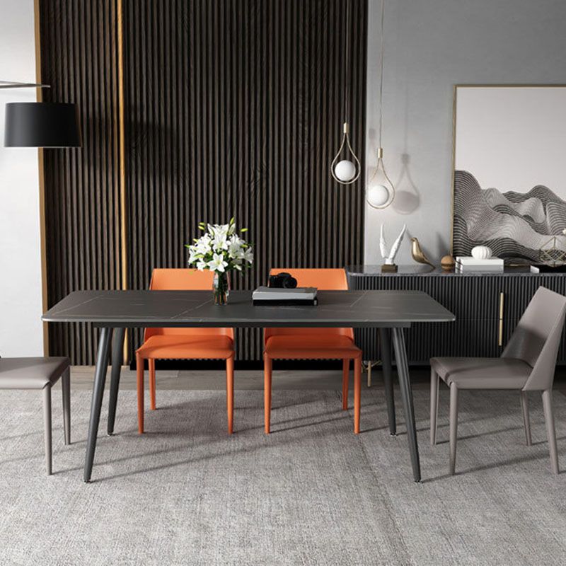 Contemporary Kitchen Dining Side Chair Faux Leather Side Chair