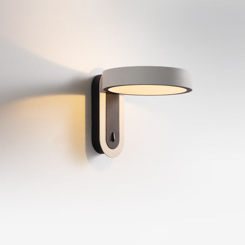 Minimalisme rotatif lampe murale à LED cylindrique