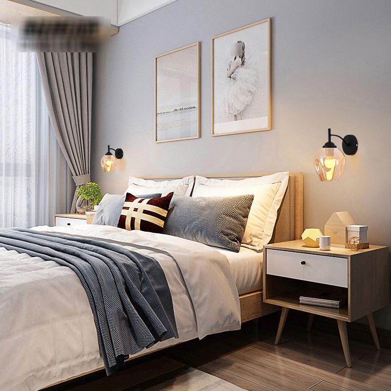 Simplicity Wall Lighting Fixture Round Wall Light Sconce for Bedroom