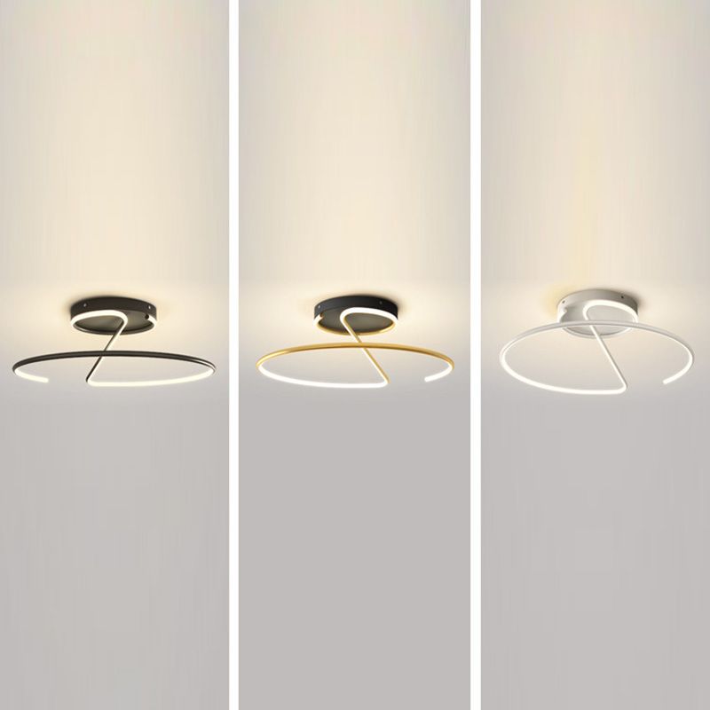 Modern Style Led Flush Mount Lighting High Brightness Metal Linear Led Ceiling Light for Corridor