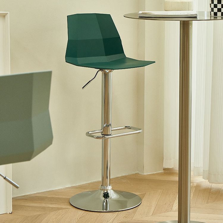 Plastic Adjustable Counter Bar Stool Modern Indoor Counter Stool with Swivel