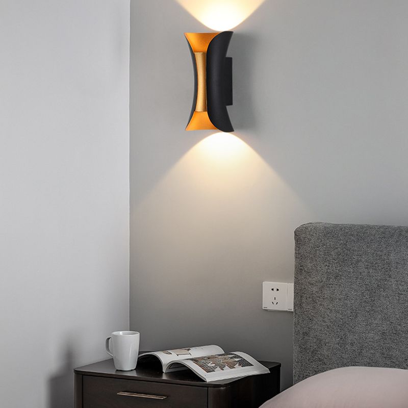 Modern Wall Washer Lighting Minimalist Metallic LED Wall Sconce for Sitting Room