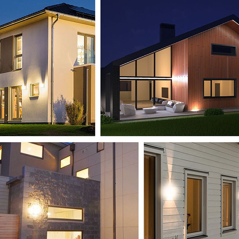 Nordic Wall Mount Lamp Modern Style LED Rectangle Wall Sconce Light for Living Room