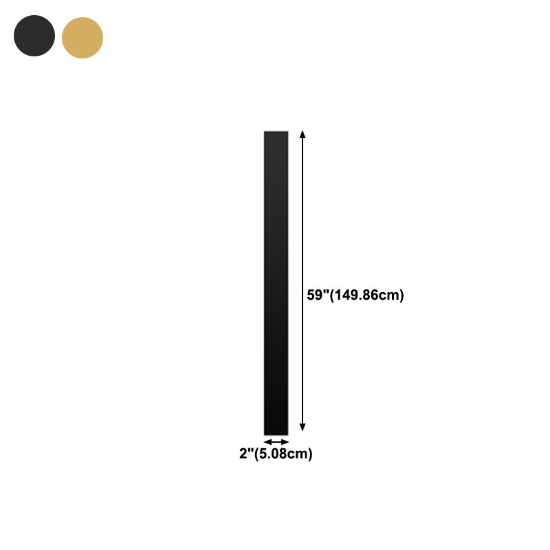 Luz de pared de forma lineal de metal Modern 1 Luz de la pared de luz montada en la pared