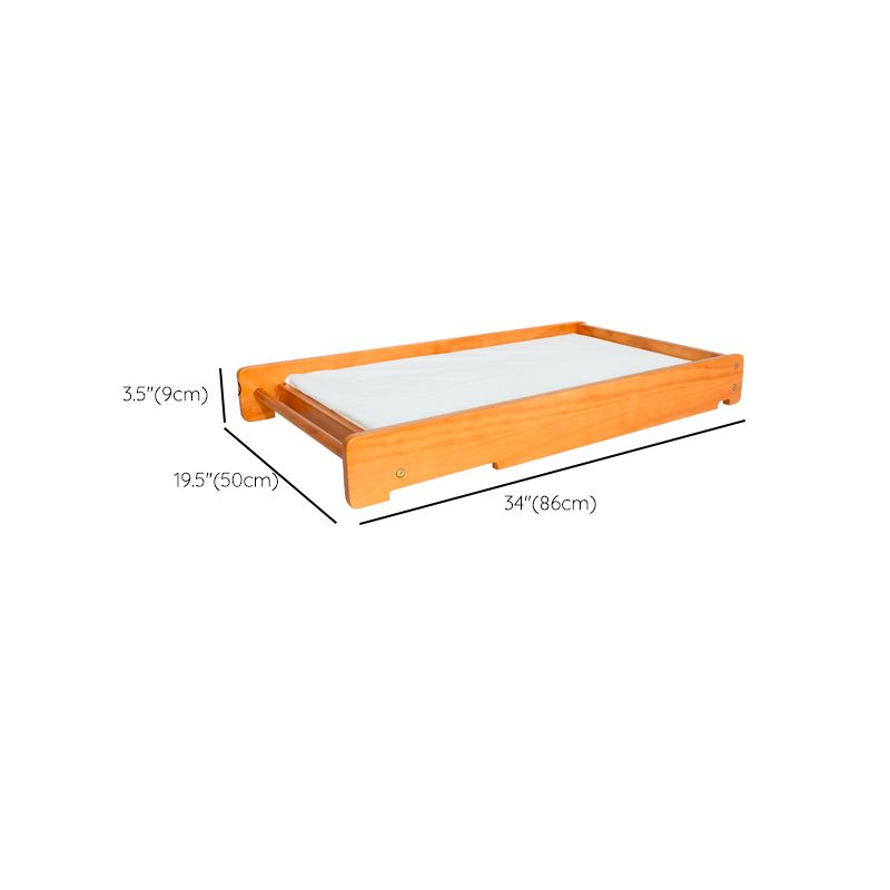 Solid Wood Changing Table Topper Natural Changing Table for Baby