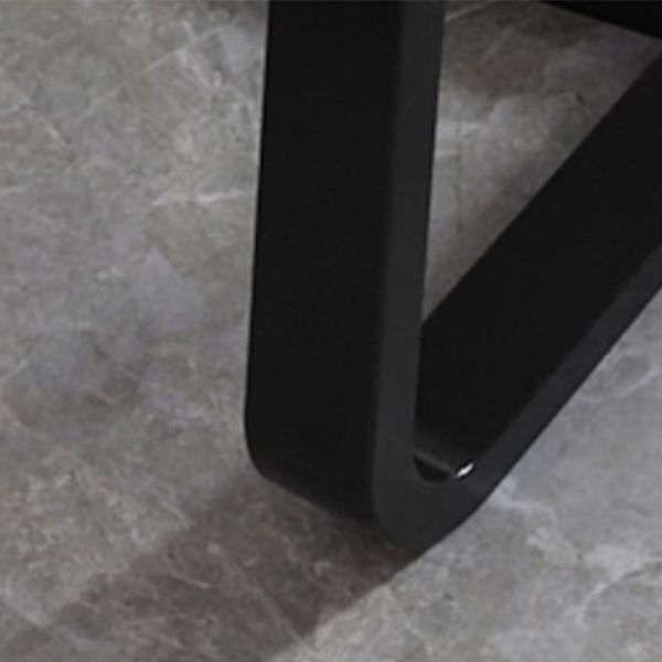 Glam Rectangle Cocktail Table Single Stone Coffee Cocktail Table