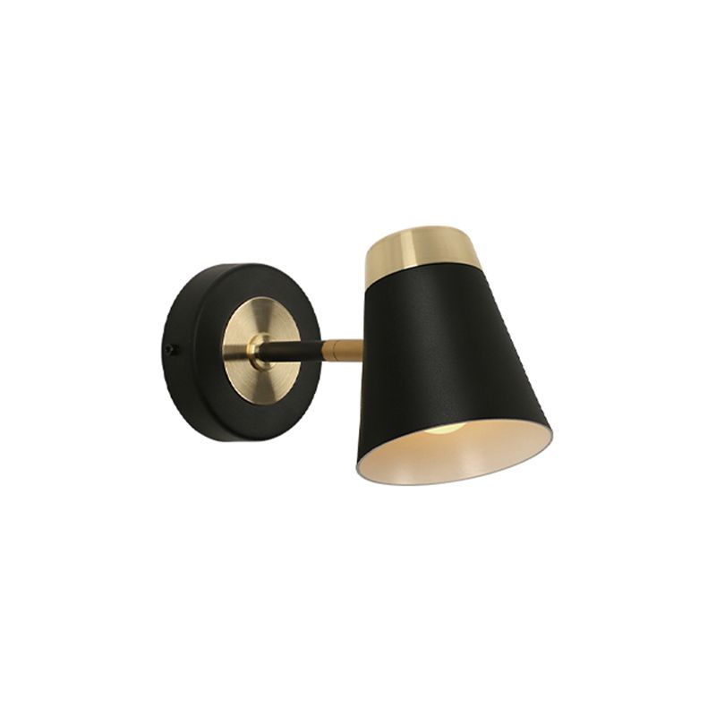 Modern Simple Aluminum Wall Light Bell Shape Rotatable Wall Lamp for Living Room