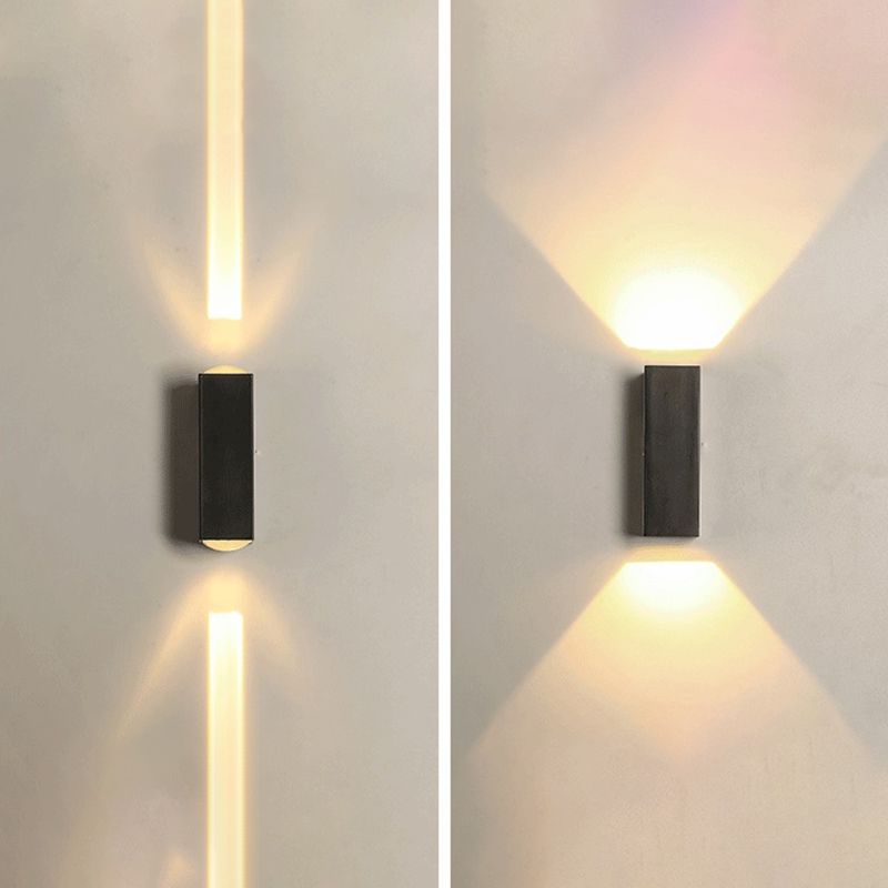 Moderner Stil Geometrischer LED-Wandlampen Metall Multi-Licht-Wandbeleuchtungsideen