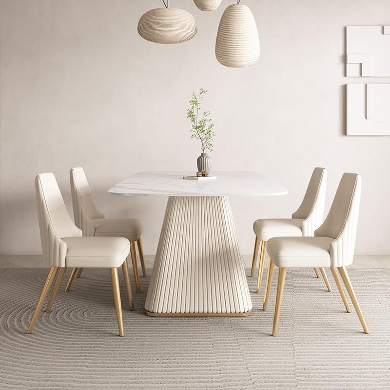 Designer Style Home Dining Room Set 1/4/5 Pieces Sintered Stone Dining Table Set