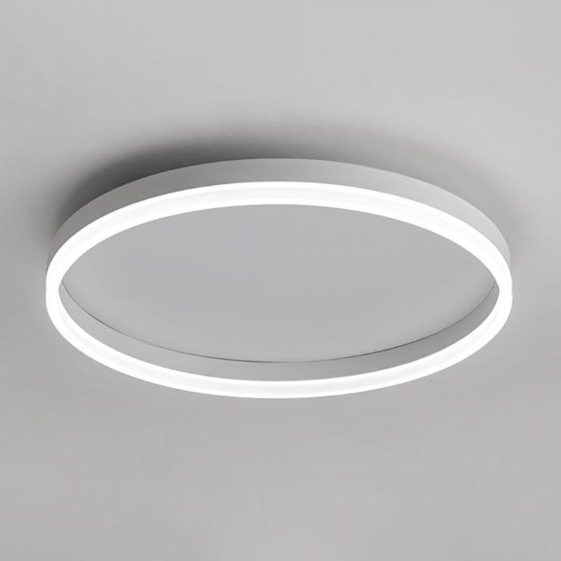 Circular Flush Mount Lighting Minimalist Acrylic Bedroom LED Flush Mount Fixture
