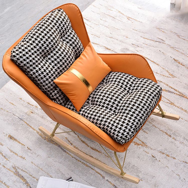 Nordic Simple Style Single Rocking Chair Leisure Home Lazy Chair