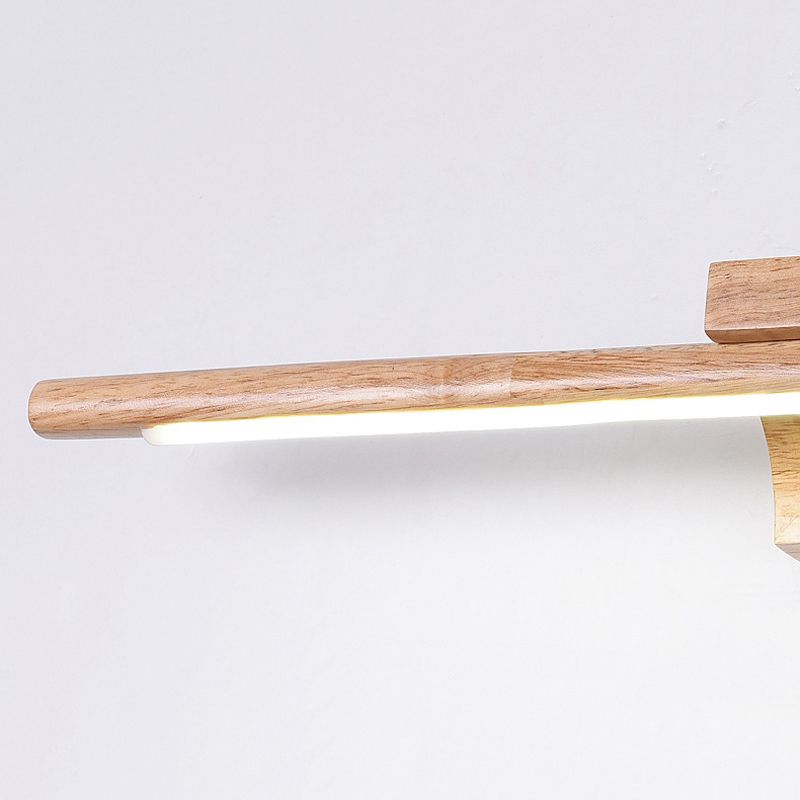 Modernism Bath Bar Vanity Lighting LED Wood Light for Bathroom