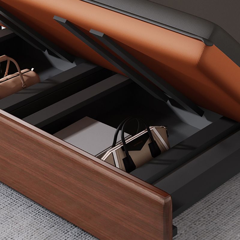 Pillow Included Sofa Futon Solid Wood Futon Sofa Bed with Storage