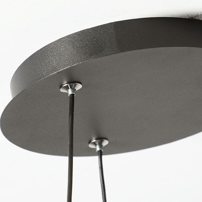 Nordischer Wolkenkronleuchter Metall Eins Licht LED Kronleuchter Anhänger für Wohnzimmer