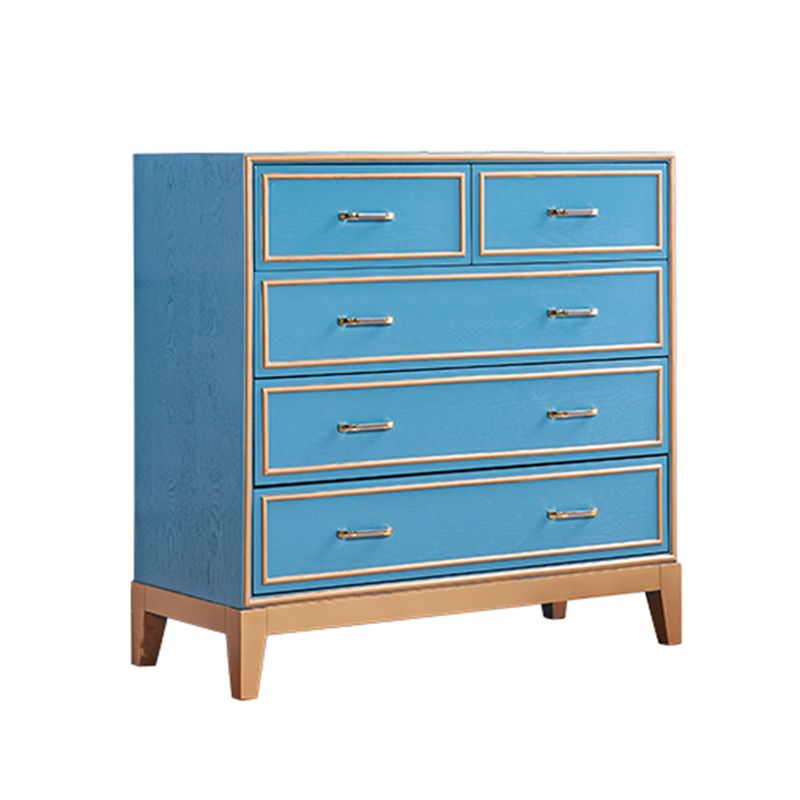 Wooden Dresser Classic Glam Storage Chest Dresser with Drawers
