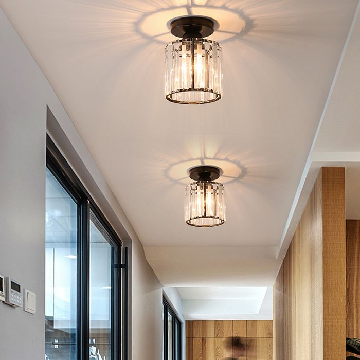 Modern Creative LED Close to Ceiling Fixtures with Glass Shade for Porch