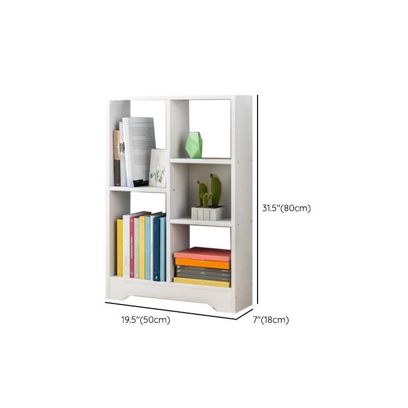 Modern Bookshelf Engineered Wood Book Shelf with Shelves for Home Office