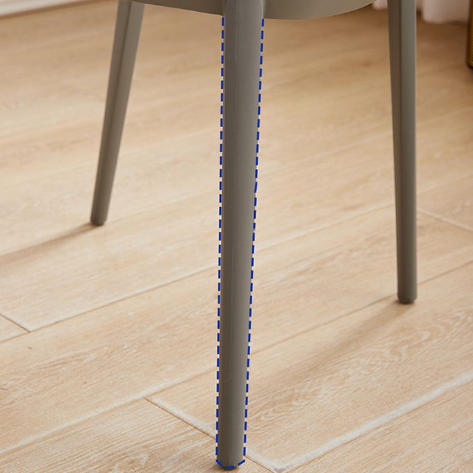 Contemporary Dining Room Dining Chair Plastic Stacking Side Chair