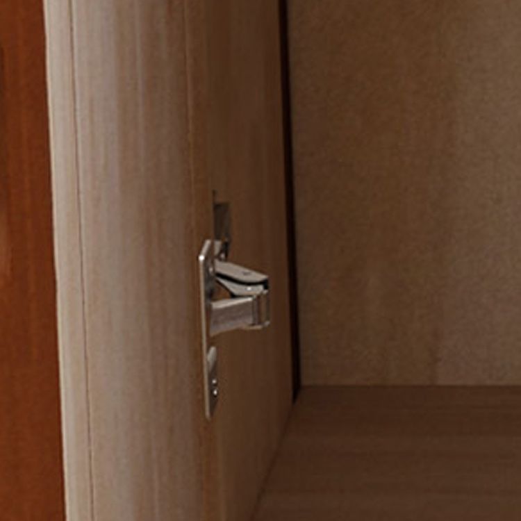 Mid-Century Modern Accent Cabinet with Doors and Drawers Cabinet