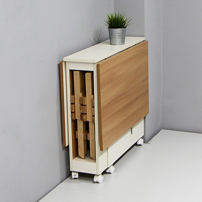 47 '' Mesa de madera artificial plegable Mesa rectángulo moderna (solo mesa)