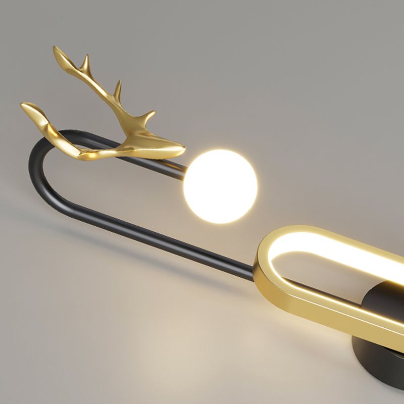 Moderner Stil Metall Wandleuchte kreative LED -Wandleuchte Leuchten für Schlafzimmer