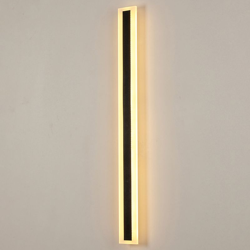 Rechthoek wandlicht moderne stijl led indoor buiten lijn vorm wandlamp armatuur