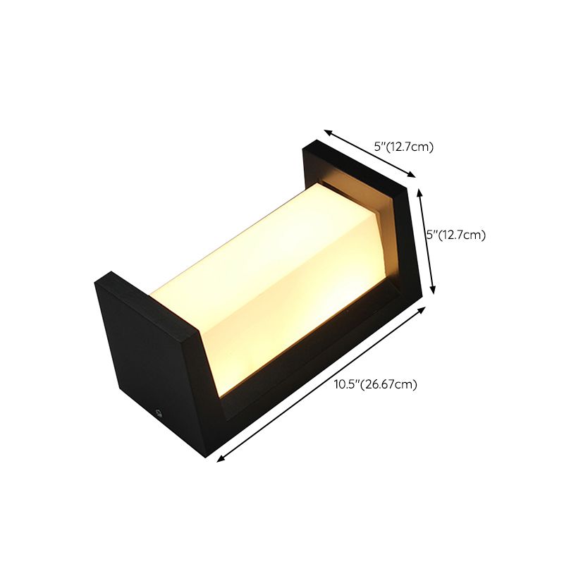 Geometric Wall Lighting Simplicity Metal 1 Light Wall Sconces